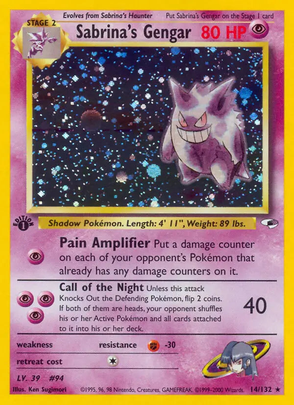 Sabrina's Gengar 14 Gym Heroes Pokesingles