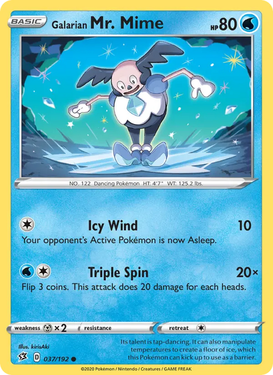 Galarian Mr. Mime 37 Rebel Clash Pokesingles
