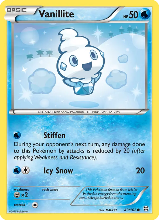 Vanillite 43 BREAKthrough Pokesingles