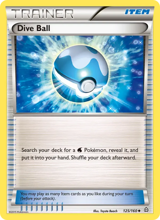 Dive Ball 125 Primal Clash Pokesingles