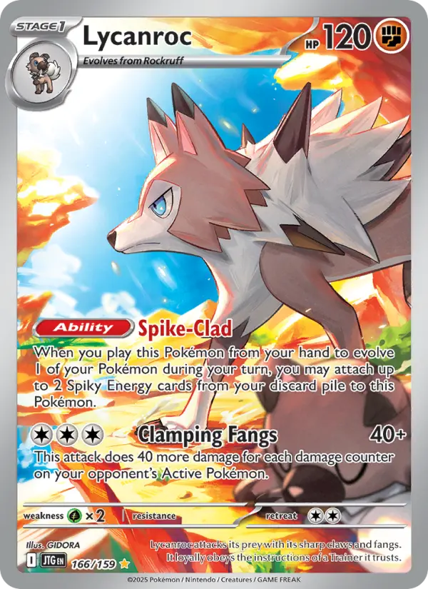Lycanroc 166 Journey Together Pokesingles