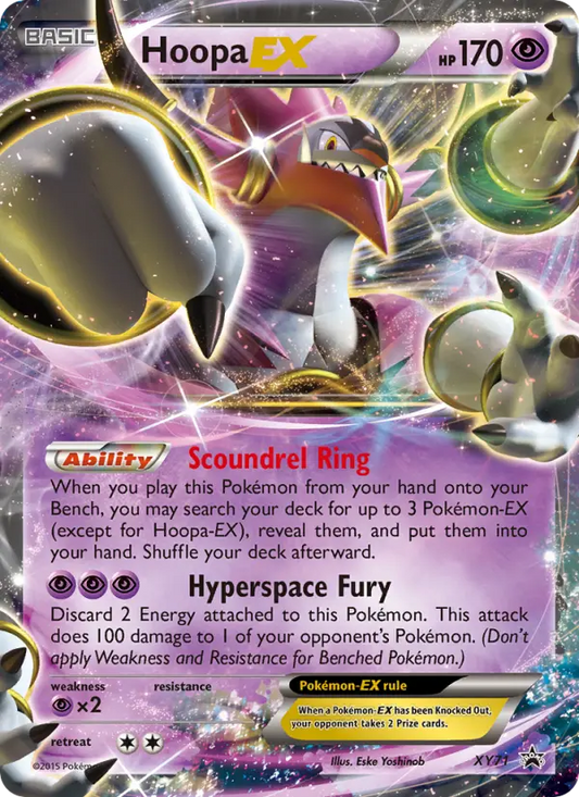 Hoopa EX XY71 XY Black Star Promos Pokesingles