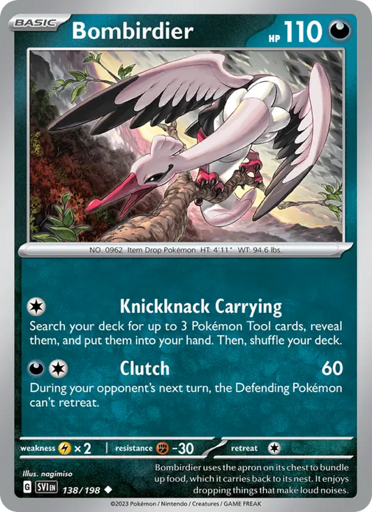 Bombirdier 138 Scarlet & Violet Pokesingles