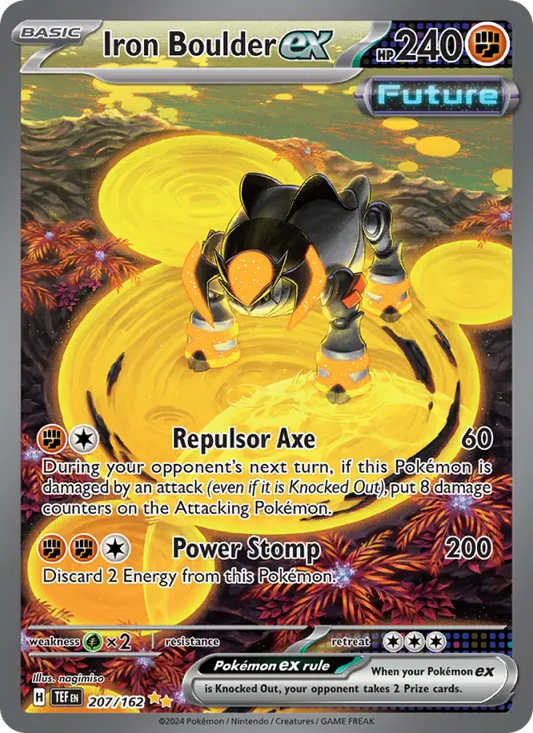 Iron Boulder ex 207 Temporal Forces Pokesingles