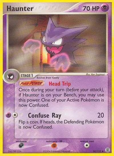 Haunter 34 FireRed & LeafGreen Pokesingles