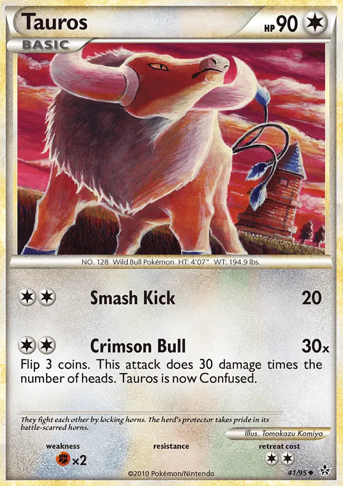 Tauros 41 Unleashed Pokesingles