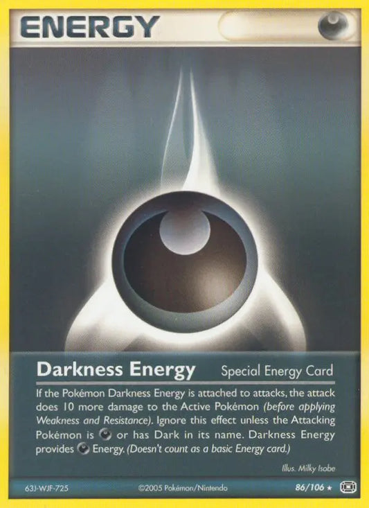 Darkness Energy 86 Emerald Pokesingles