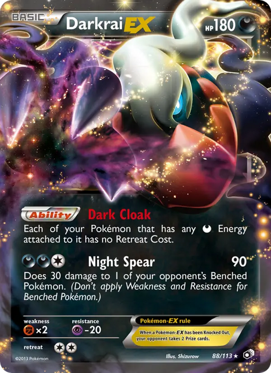 Darkrai-EX 88 Legendary Treasures Pokesingles