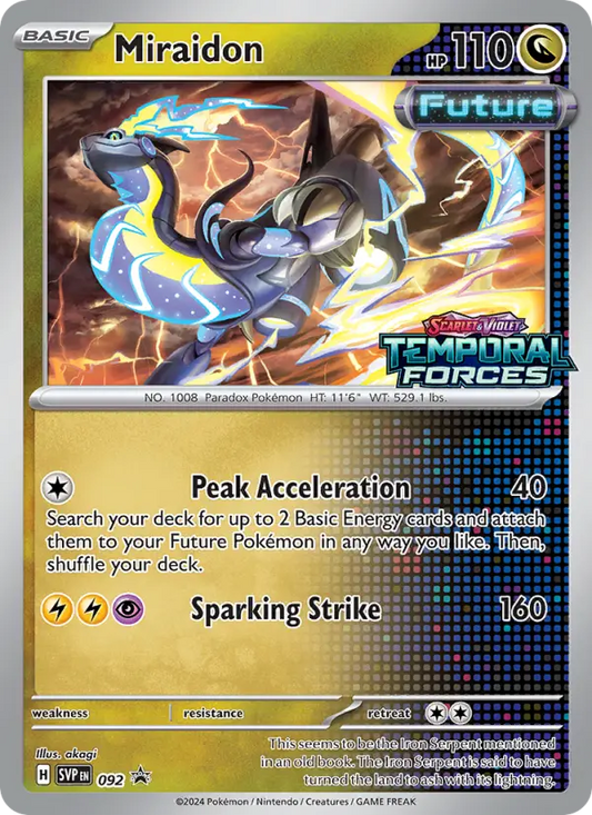 Miraidon 92 SVP Black Star Promos Pokesingles