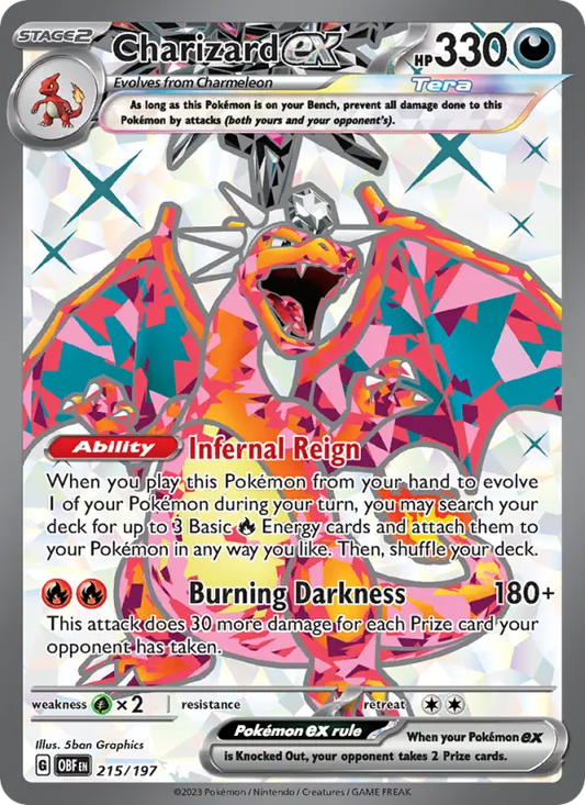Charizard ex 215 Obsidian Flames Pokesingles