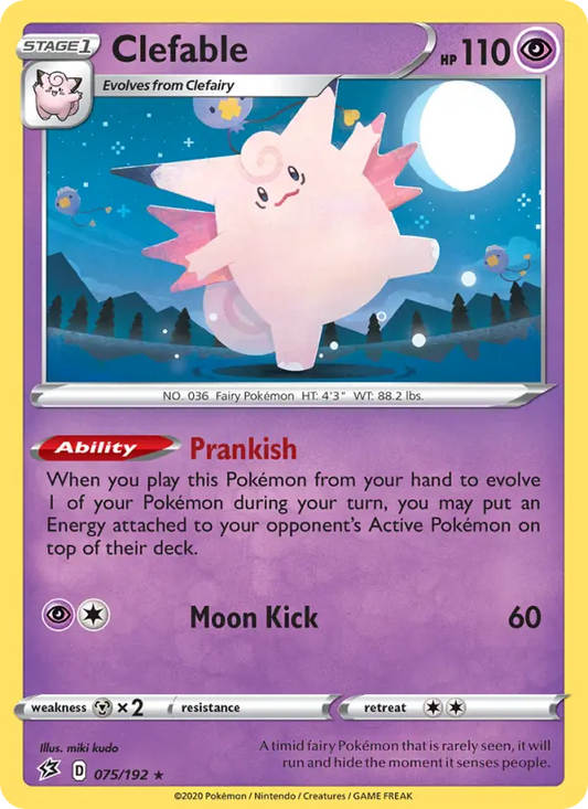 Clefable 75 Rebel Clash Pokesingles