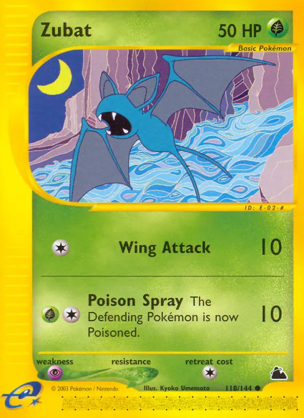 Zubat 118 Skyridge Pokesingles