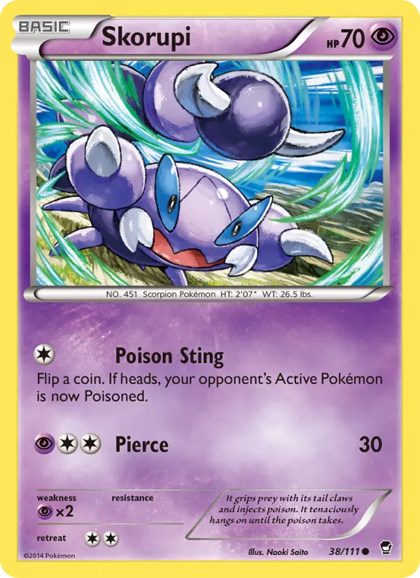 Skorupi 38 Furious Fists Pokesingles