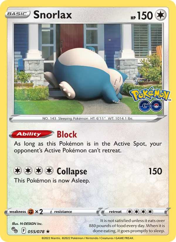 Snorlax 55 Pokémon GO Pokesingles