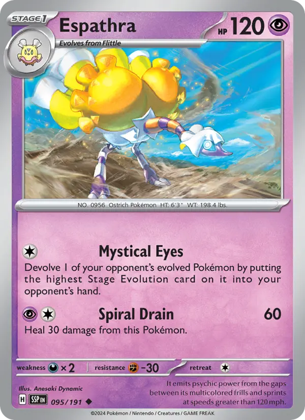 Espathra 95 Surging Sparks Pokesingles