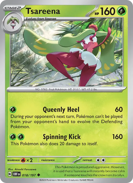 Tsareena 18 Obsidian Flames Pokesingles