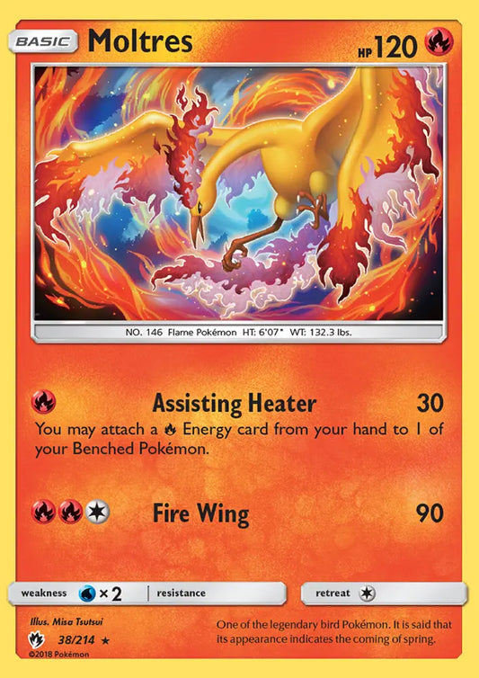 Moltres 38 Lost Thunder Pokesingles