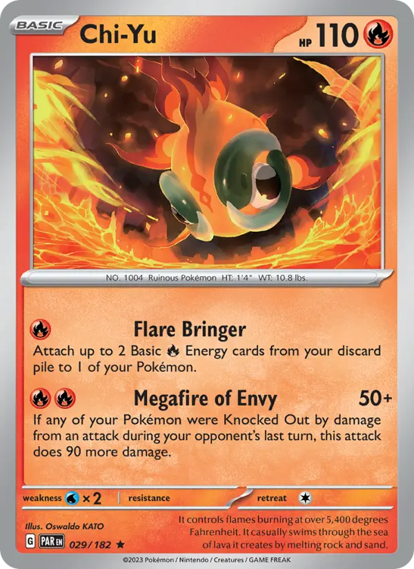 Chi-Yu 29 Paradox Rift Pokesingles