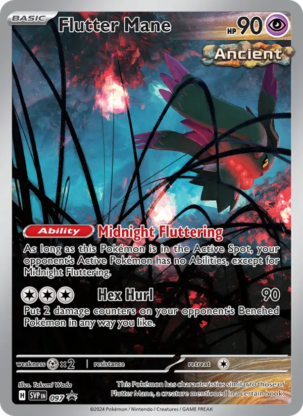 Flutter Mane 97 SVP Black Star Promos Pokesingles