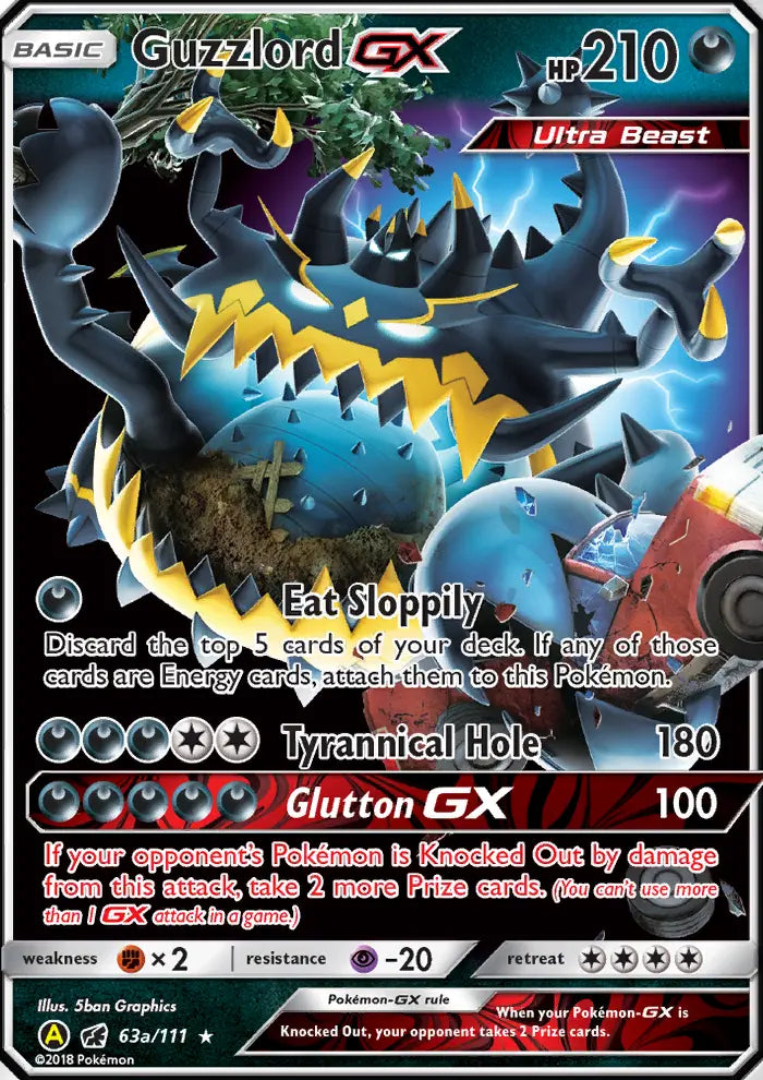 Guzzlord-GX 63a Crimson Invasion Pokesingles