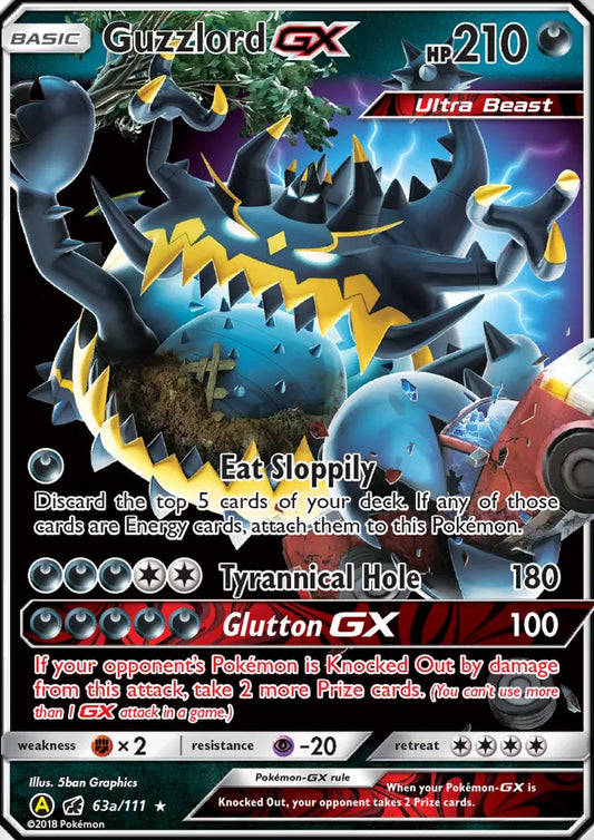 Guzzlord-GX 63a Crimson Invasion Pokesingles