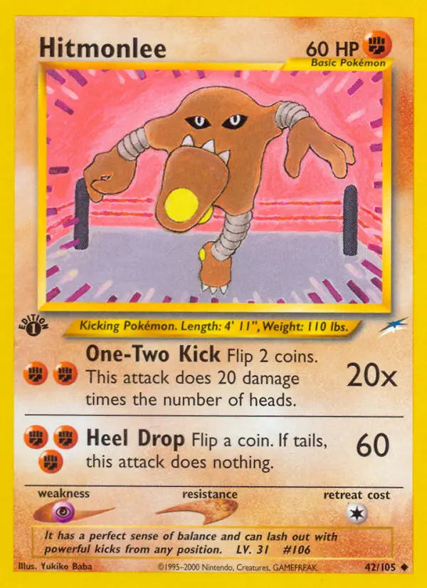 Hitmonlee 42 Neo Destiny Pokesingles