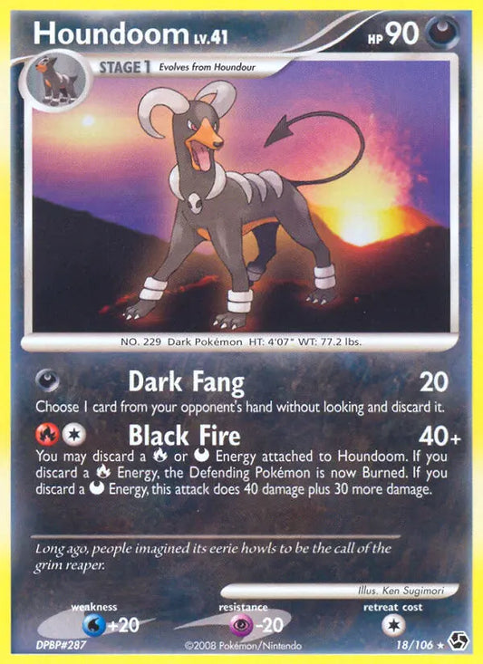 Houndoom 18 Great Encounters Pokesingles