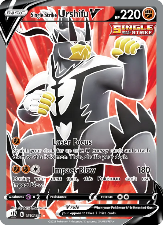 Single Strike Urshifu V 150 Battle Styles Pokesingles