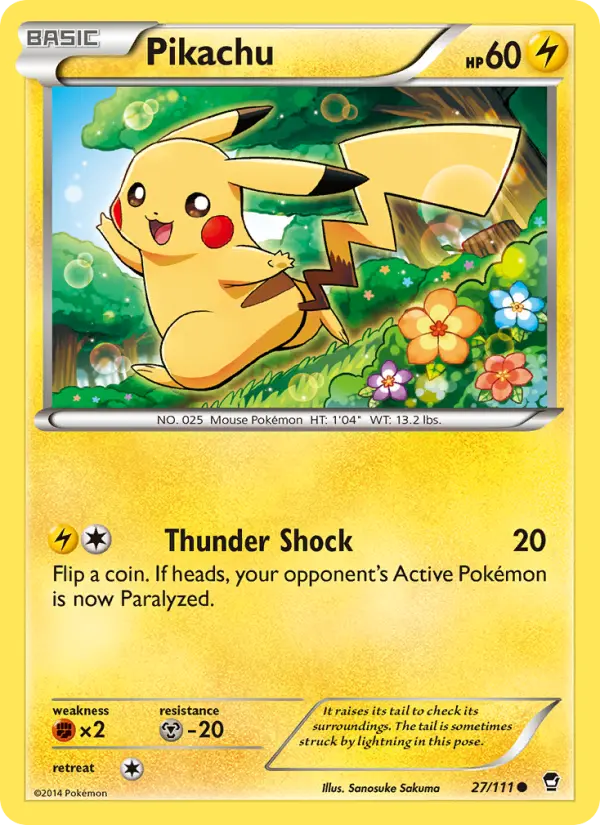 Pikachu 27 Furious Fists Pokesingles