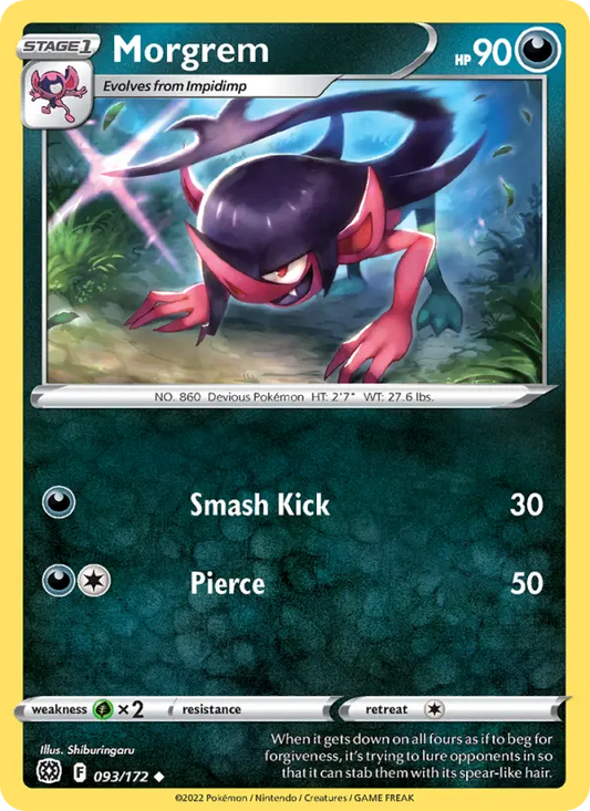 Morgrem 93 Brilliant Stars Pokesingles