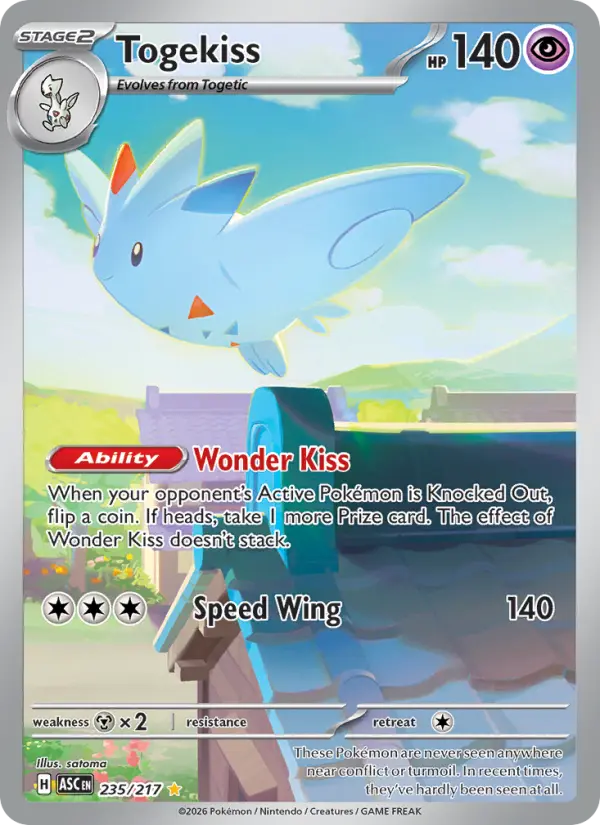 Togekiss 235 Ascended Heroes Pokesingles