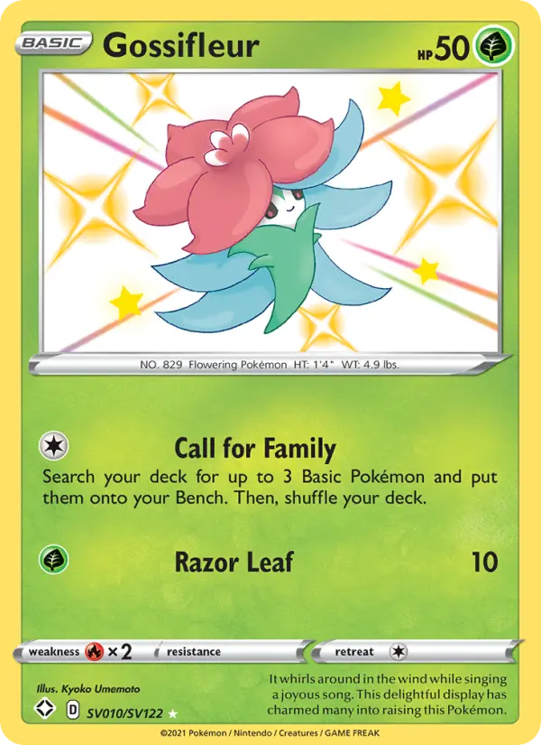 Gossifleur SV010 Shining Fates Pokesingles