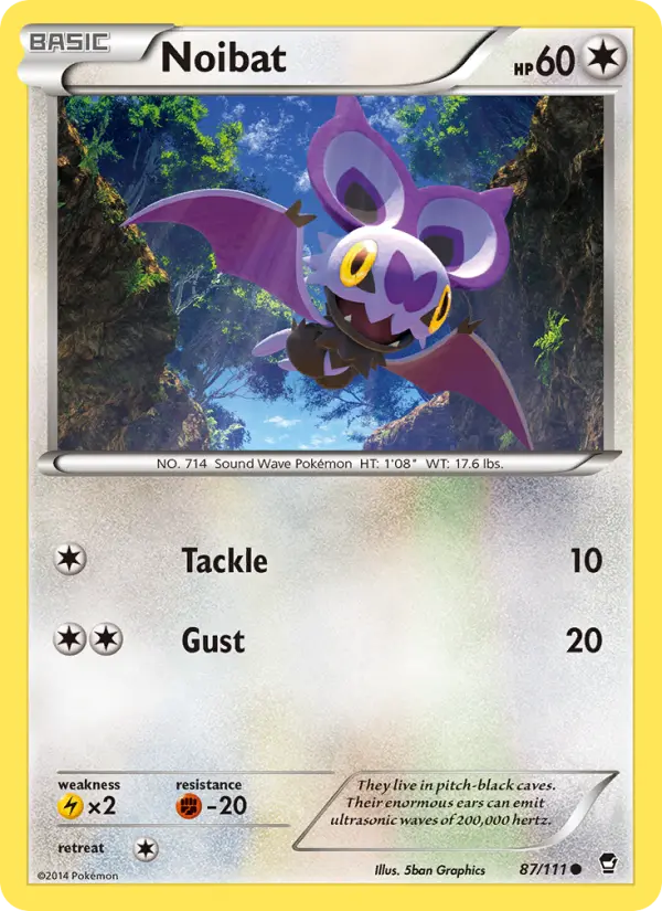 Noibat 87 Furious Fists Pokesingles