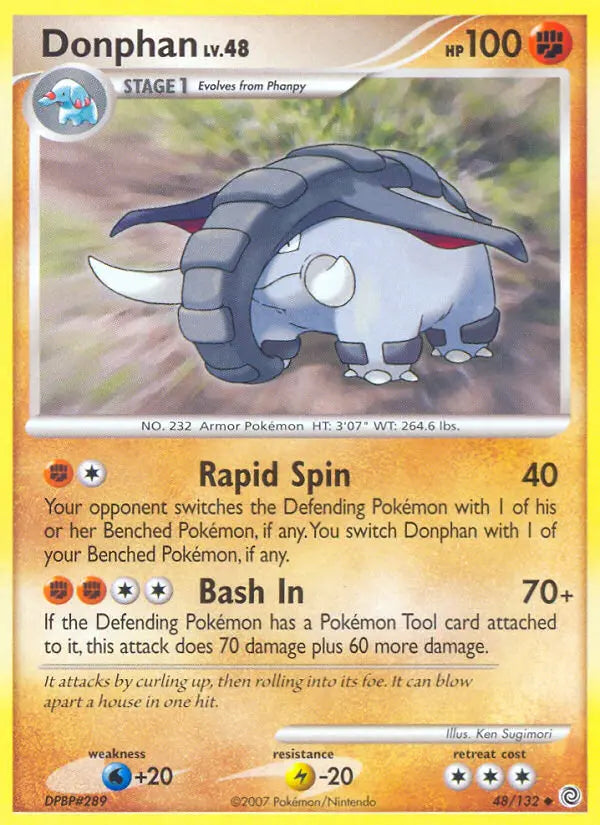 Donphan 48 Secret Wonders Pokesingles