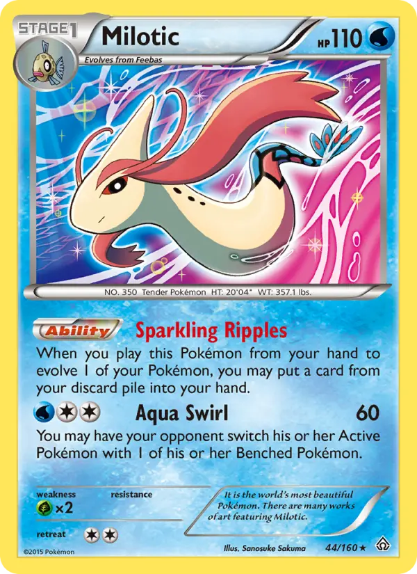 Milotic 44 Primal Clash Pokesingles