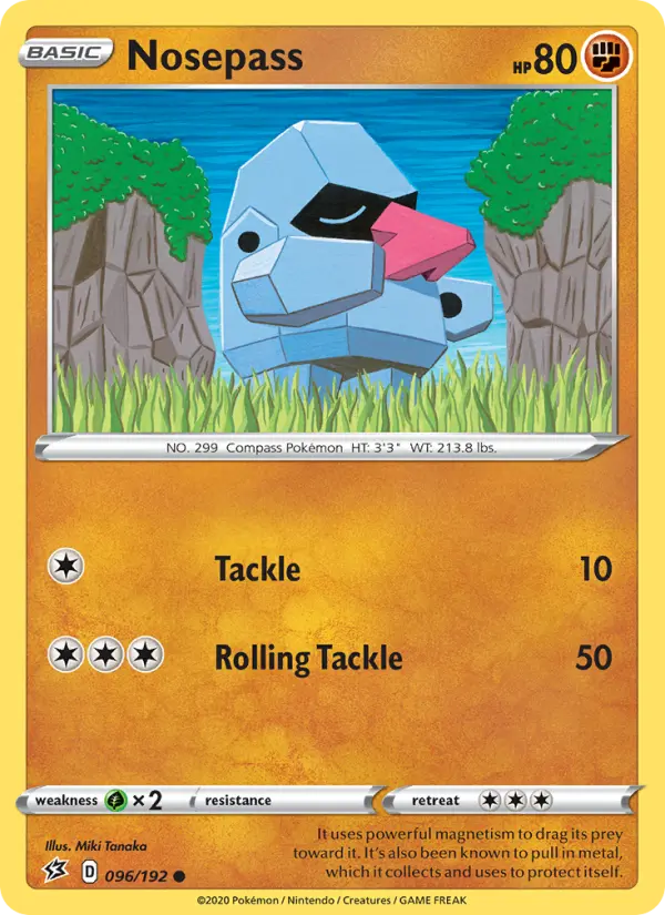 Nosepass 96 Rebel Clash Pokesingles