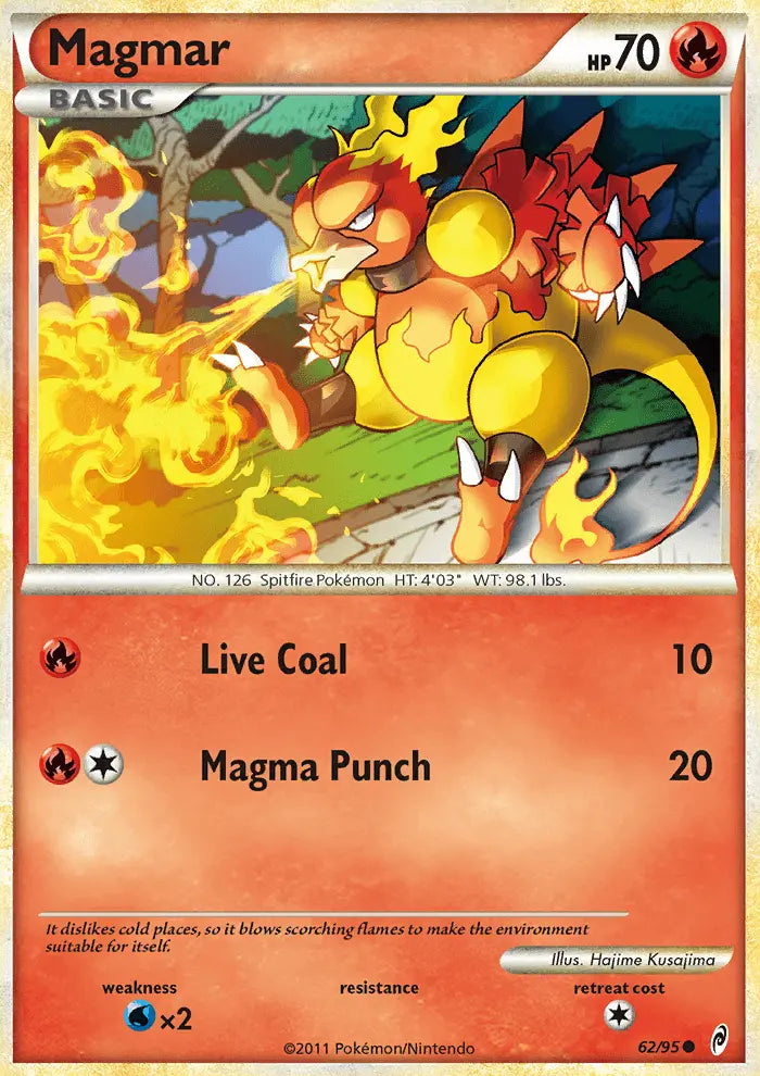 Magmar 62 Call of Legends Pokesingles