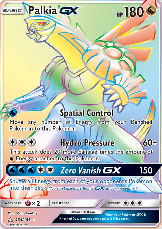 Palkia GX 165 Ultra Prism Pokesingles