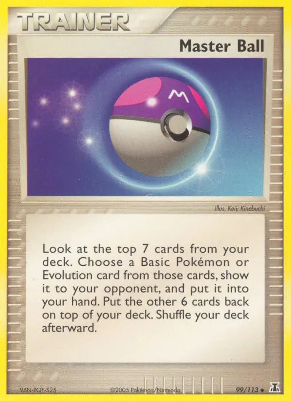 Master Ball 99 Delta Species Pokesingles