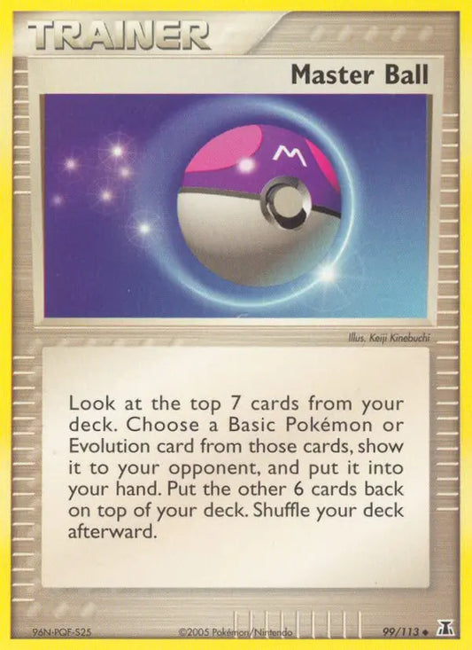 Master Ball 99 Delta Species Pokesingles
