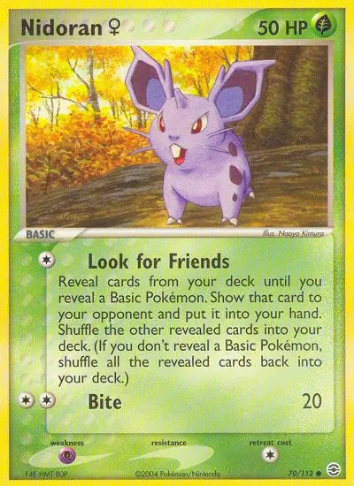 Nidoran♀ 70 FireRed & LeafGreen Pokesingles
