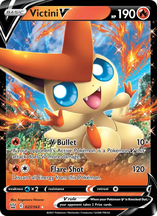 Victini V 21 Battle Styles Pokesingles