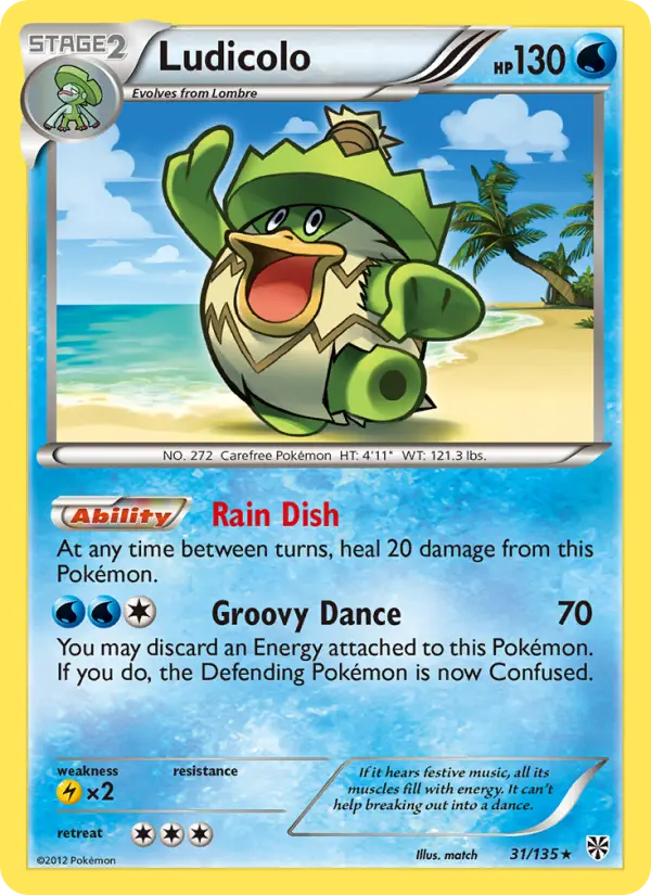 Ludicolo 31 Plasma Storm Pokesingles