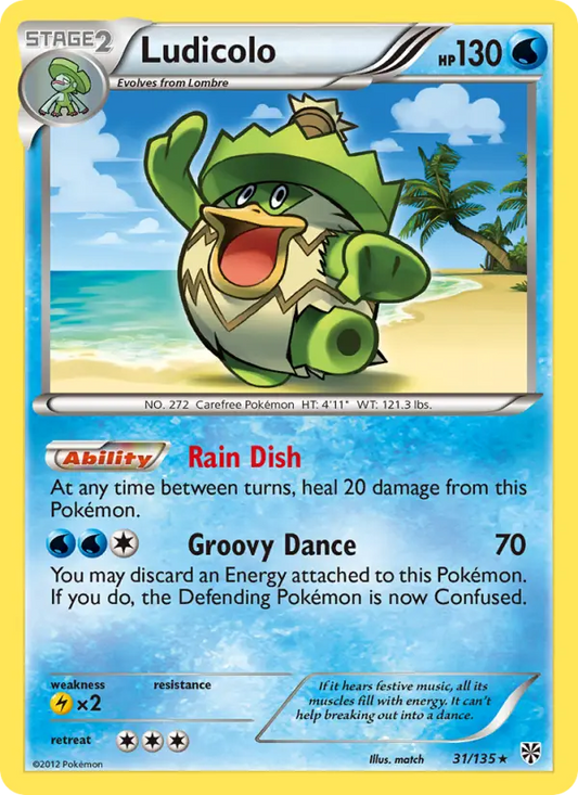 Ludicolo 31 Plasma Storm Pokesingles