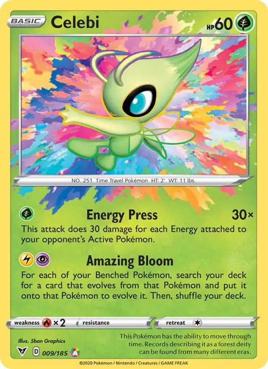 Celebi 9 Vivid Voltage Pokesingles