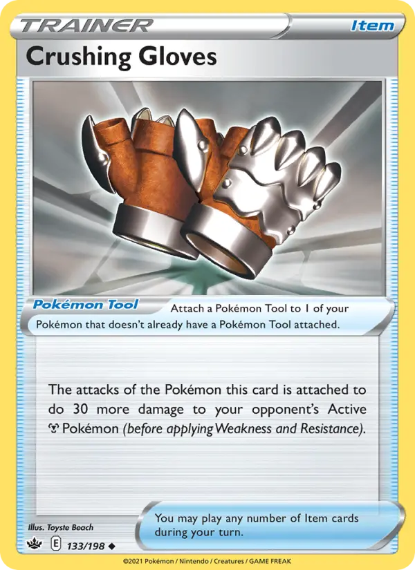 Crushing Gloves 133 Chilling Reign Pokesingles