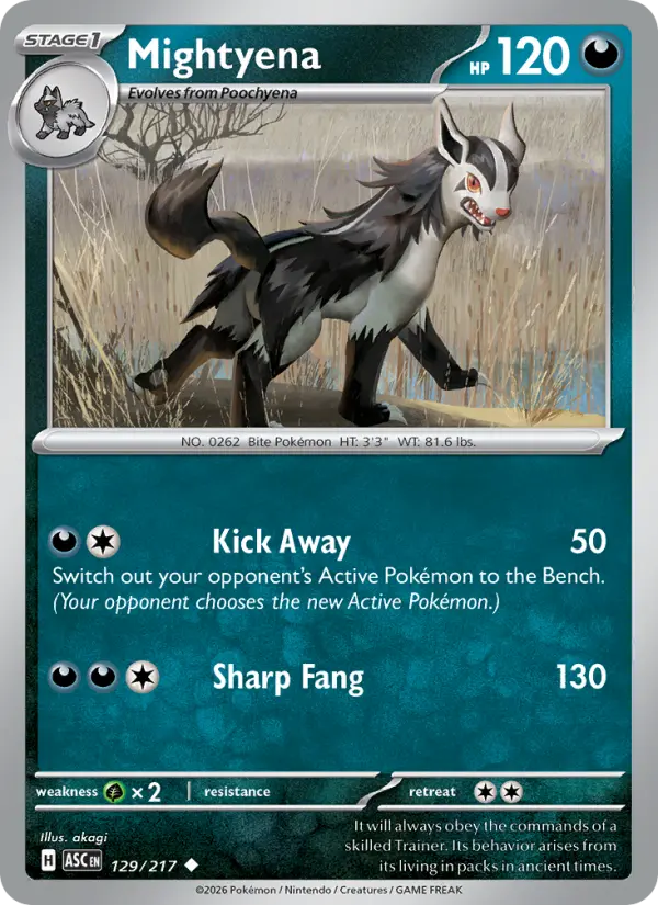 Mightyena 129 Ascended Heroes Pokesingles