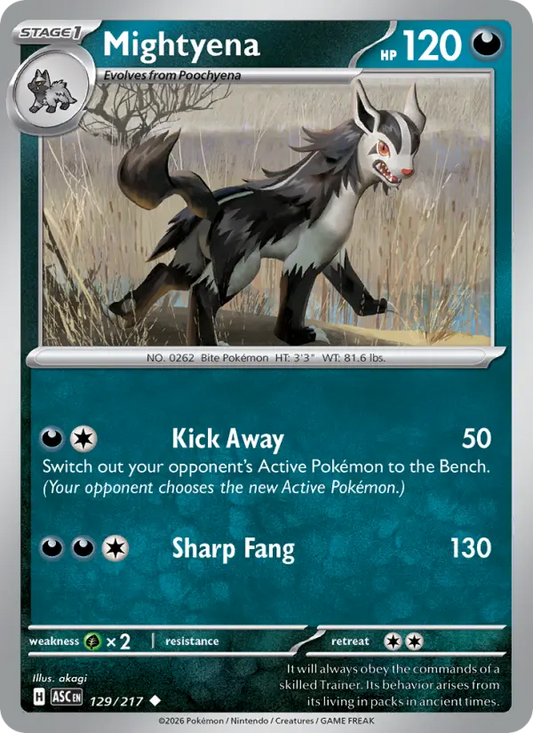 Mightyena 129 Ascended Heroes Pokesingles