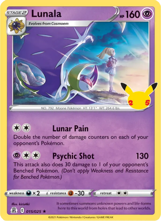 Lunala 15 Celebrations Pokesingles
