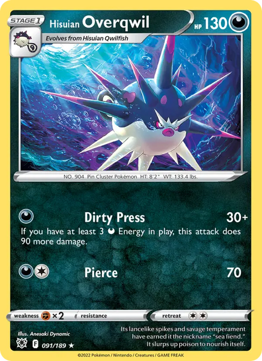 Hisuian Overqwil 91 Astral Radiance Pokesingles